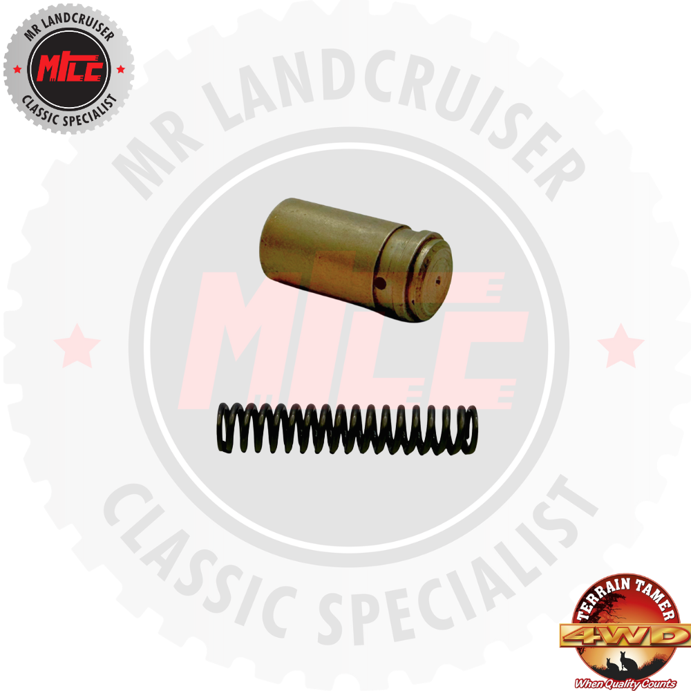 Oil Pump Release Valve & Spring suits 40 60 & 70 Series Toyota Landcruiser