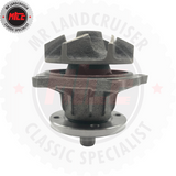 side view of Water Pump suits Toyota Landcruiser 2H 12HT Diesel 1980 - 1989