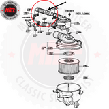 Hose Air Cleaner to Intake Manifold installation diagram