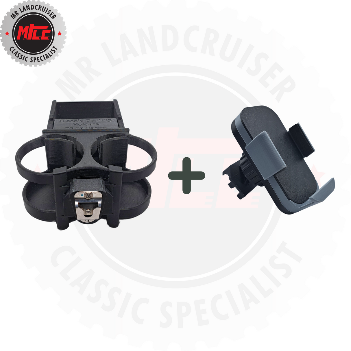 cup holder and phone holder for toyota landcruiser 70 series