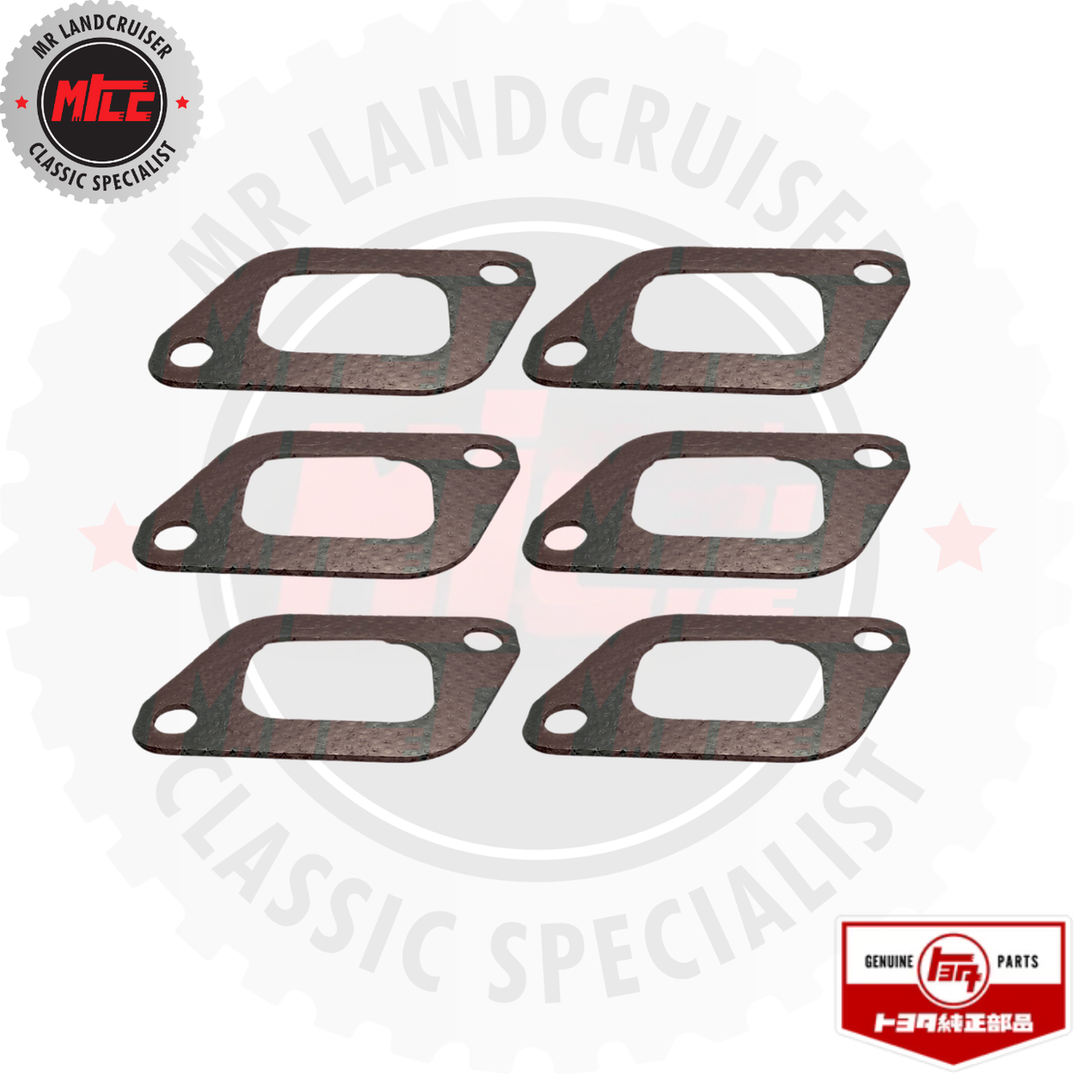 Genuine Toyota Gasket Exhaust Manifold 2H suits 40 60 & 70 Series Landcruiser
