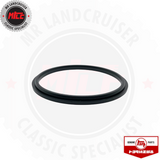 inverted side view of Toyota Landcruiser OEM Air Cleaner to Carburettor Gasket 