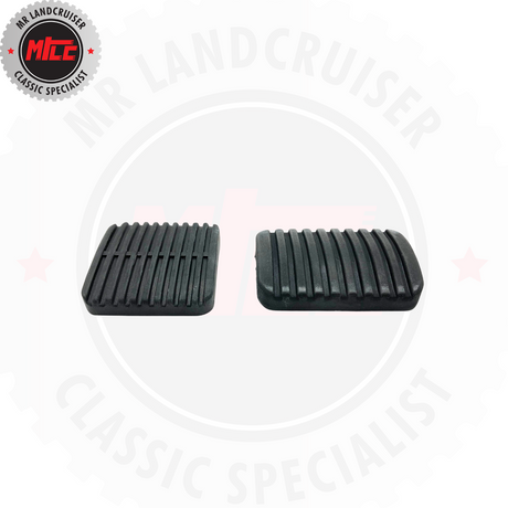 angle view of Clutch or Brake Pedal Pads suitable for Toyota Landcruiser 40 Series & 60 Series