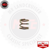 side view of Genuine Toyota Filter Element Spring suits 40 Series and 60 Series Landcruiser	