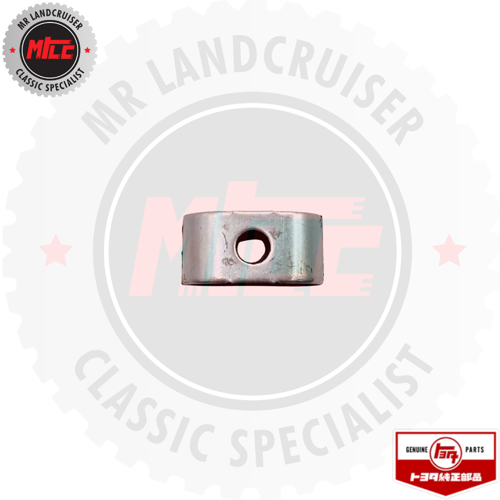 top view of Genuine Injection Pipe Clamp suits 40 60 & 70 Series Toyota Landcruiser 