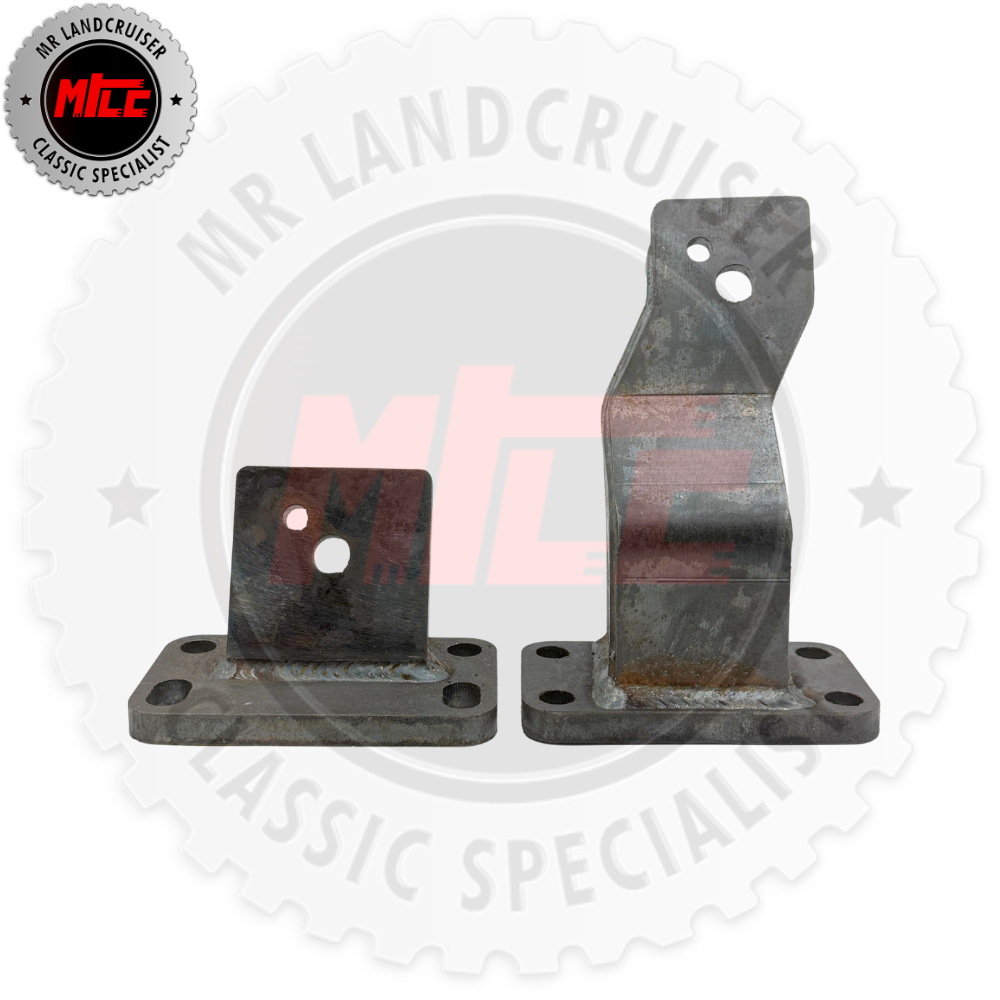 Two metal brackets on a white background with 'MTC' branding.