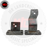 Two metal brackets on a white background with 'MTC' branding.