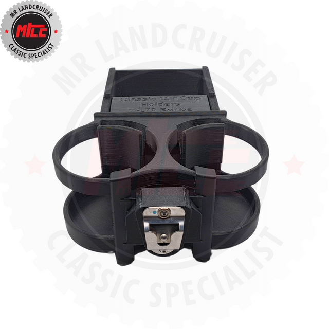 Double Cup and dual mic Holder Suits 75 & 79 Series Toyota Landcruiser