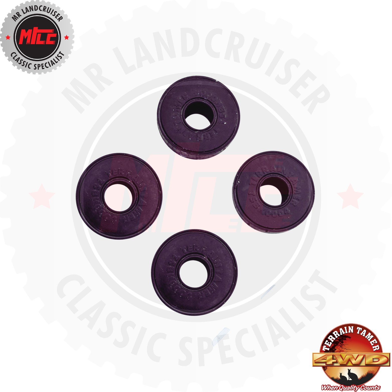 Kit De Silentblocs Caoutchouc Pour Stabilisateur Avant Toyota Land Cruiser LJ70 RJ70 - Neuf