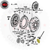  Clutch Fork Boot for 40 60 & 75 Series installation diagram