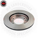 inverted disc brake rotor for toyota landcruiser dba151