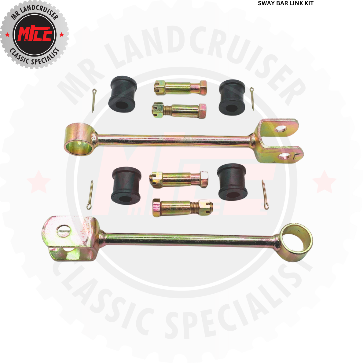 angled view of Toyota Landcruiser 40 Series Sway Bar Link Kit