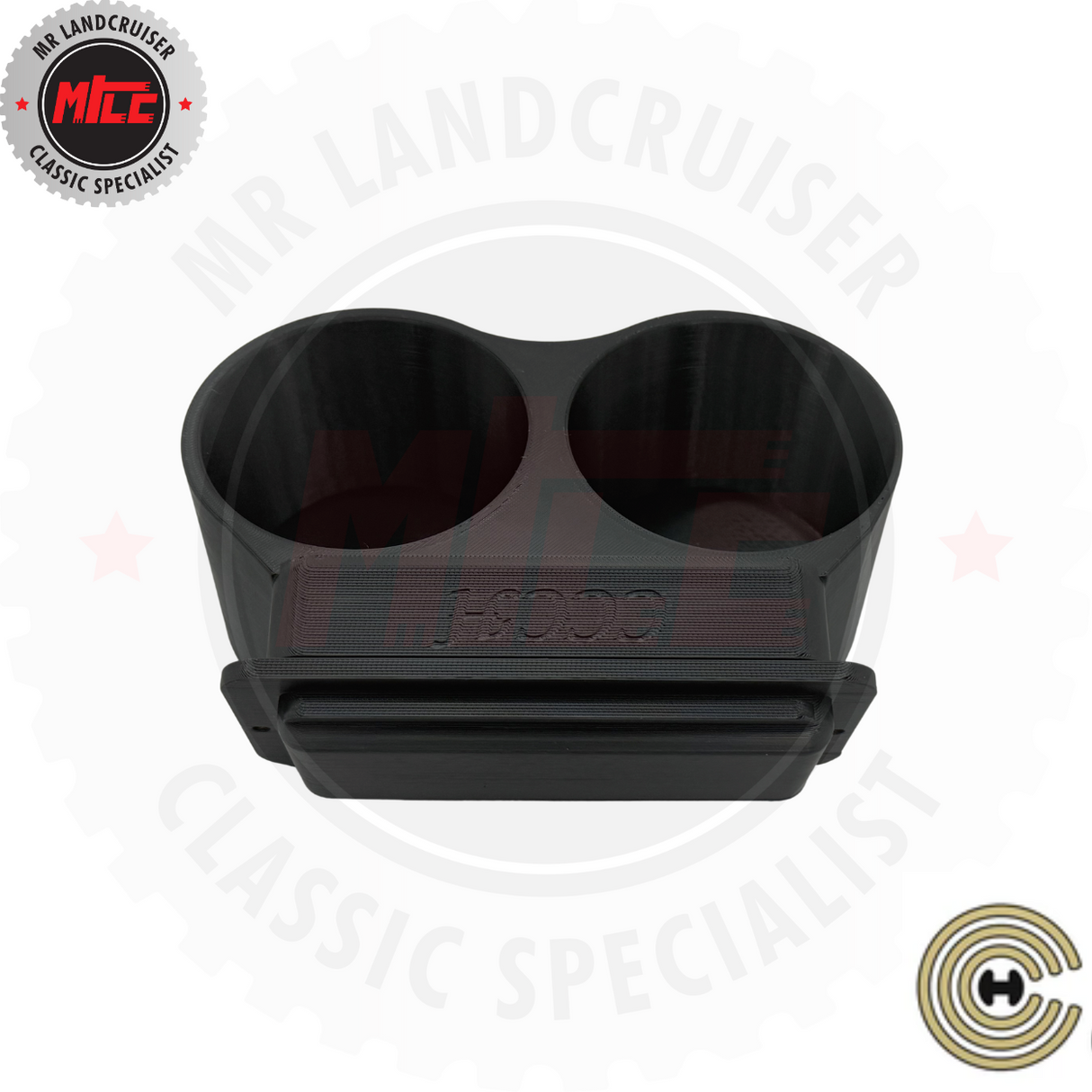 40 series landcruiser cup holder's rear view