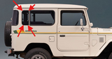 Aftermarket Opening Quarter Window Seal suits 40 Series Landcruiser SWB Shorty 1976-1984