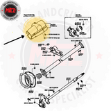 40 series landcruiser Steering Column Shroud diagram