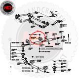 Genuine Tie Rod End Clamp suits Landcruiser 1969 - 1984