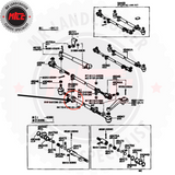 Tie Rod End Clamp installation diagram