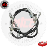 top view of Genuine Hand Brake Cable suits 40 Series 