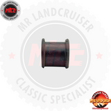 front view of Sway Bar D Bush 19mm ID suits 60 Series Toyota Landcruiser 	
