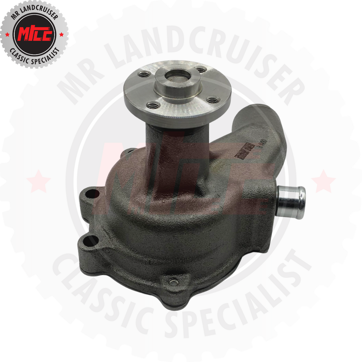 Rear view of Terrain Tamer Water Pump suits 40 Series Toyota Landcruiser FJ40 FJ45 FJ55