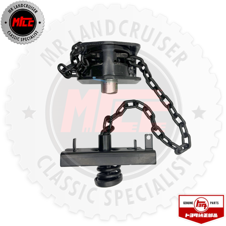 Genuine Carrier Assy Spare Wheel with Lock suits 70 Series landcruiser