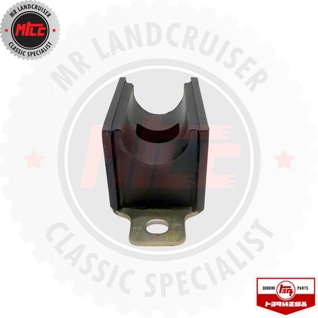 side view of Genuine Toyota Spare Wheel Rubber Cushion suits 40 Series Landcruiser 3/1969 - 12/1984