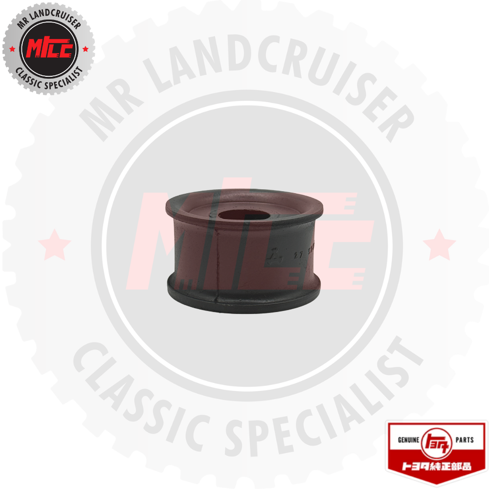side view of Genuine Body Mount Cushion Front Lower suits 40 Series Toyota Landcruiser
