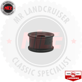 side view of Genuine Body Mount Cushion Front Lower suits 40 Series Toyota Landcruiser