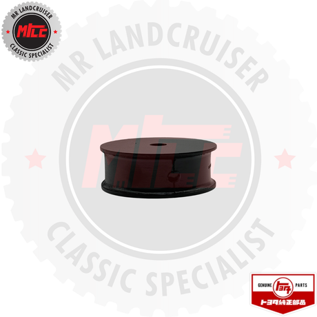 side view of Genuine Body Mount Cushion Upper No. 2 suits 40 Series Toyota Landcruiser