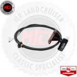 Genuine Toyota Bonnet Release Cable – Landcruiser 70 Series | Left Hand Drive (LHD) Only