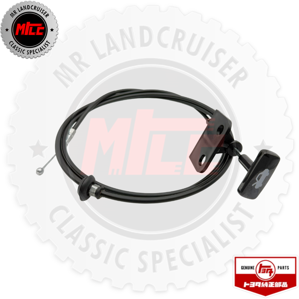 Genuine Toyota Bonnet Release Cable – Landcruiser 70 Series | Left Hand Drive (LHD) Only