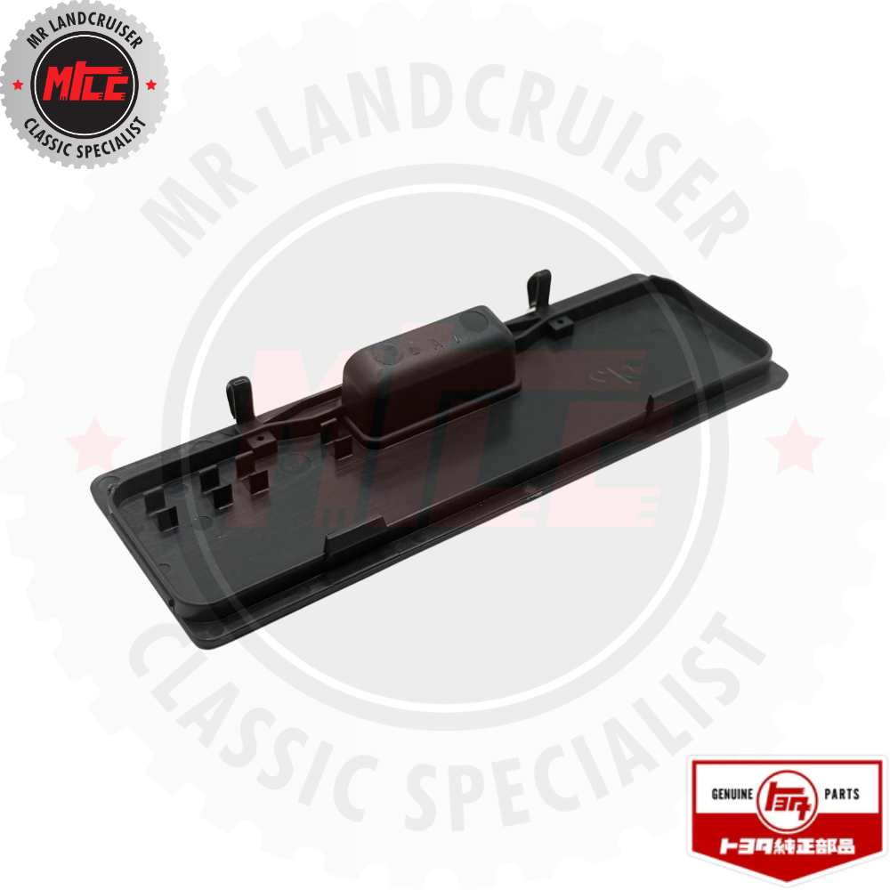 Rear side view of Genuine Landcruiser 60 Series Fuse Box Cover 