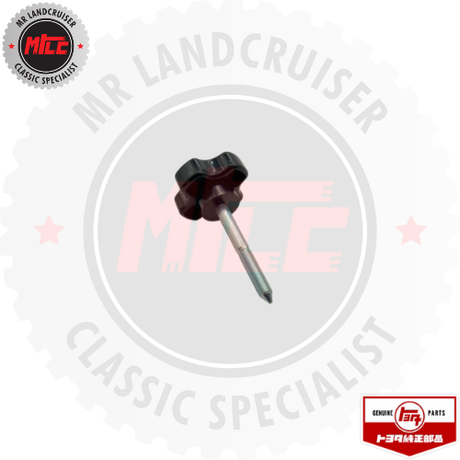 Lower view of Windshield Handle Catch Knob suits 40 Series Toyota