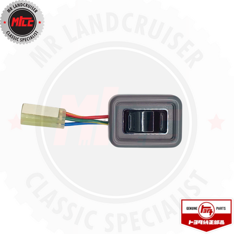 Top view of Genuine Switch Assy Door Control suits 60 & 70 series Toyota Landcruiser  