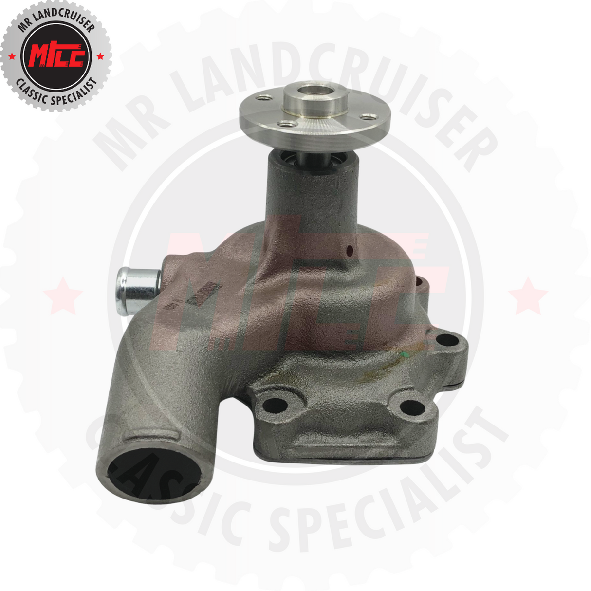 front view of Terrain Tamer Water Pump suits 40 Series Toyota Landcruiser FJ40 FJ45 FJ55