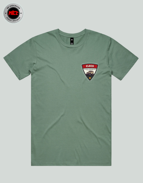 CLECS 2025 Green t-shirt front side