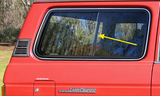 Sliding Glass Divider Seal Replacement Insert Kit suits Toyota Landcruiser 60/70 Series Wagon