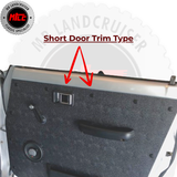A Rubber Kit suits 60 Series Landcruiser Wagon with Front 1/4 Window, Fixed Side Window & Rear Barn Doors