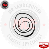 top view of Genuine Packing Rear Upper Side Panel Seal suits 40 Series SWB Landcruiser