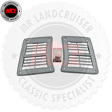 D-Pillar Vent Set suits 60 Series Toyota Landcruiser 1980-1990