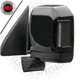 Upgrade Black Side Mirrors suits Toyota Landcruiser 70 76 Series and 60 Series Power Mirror/Fold/Indicators ??