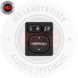 Upgrade Black Side Mirrors suits Toyota Landcruiser 70 76 Series and 60 Series Power Mirror/Fold/Indicators ??