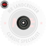 Black rubber bushing on a white background with 'MR Landcruiser Classic Specialist' branding.