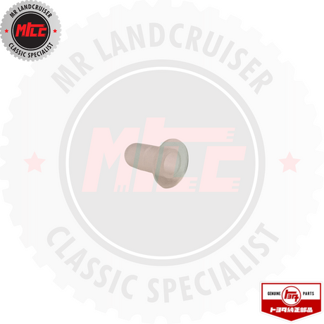 bottom view of Genuine Toyota Front Bumper Support Trim Retainer Cap suits 40 & 60 Series 