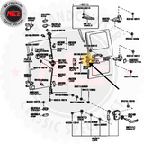 Door Down Stopper Sub-Assembly installation diagram