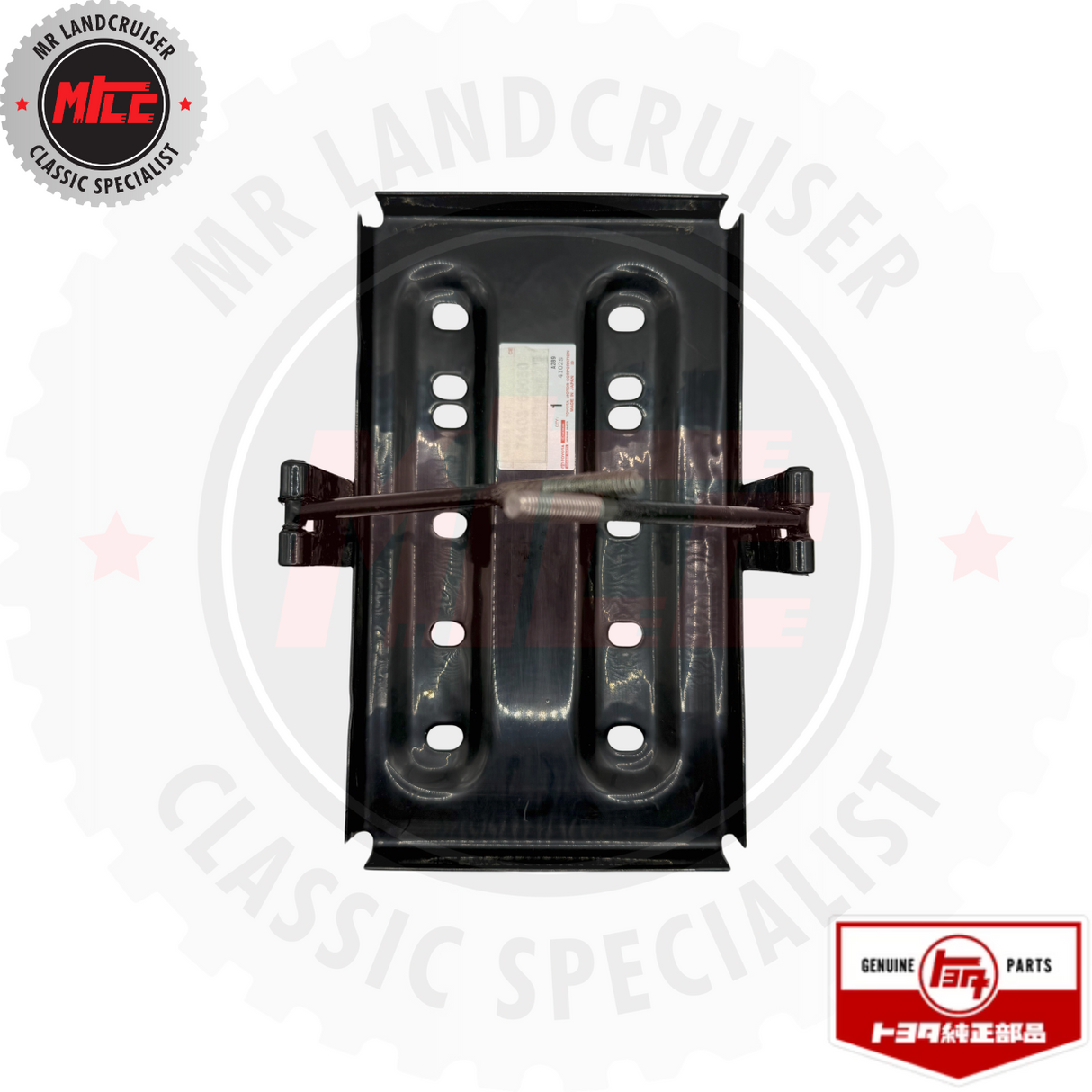 top view of Genuine Battery Hanger Sub Assy suits 40 Series Toyota Landcruiser