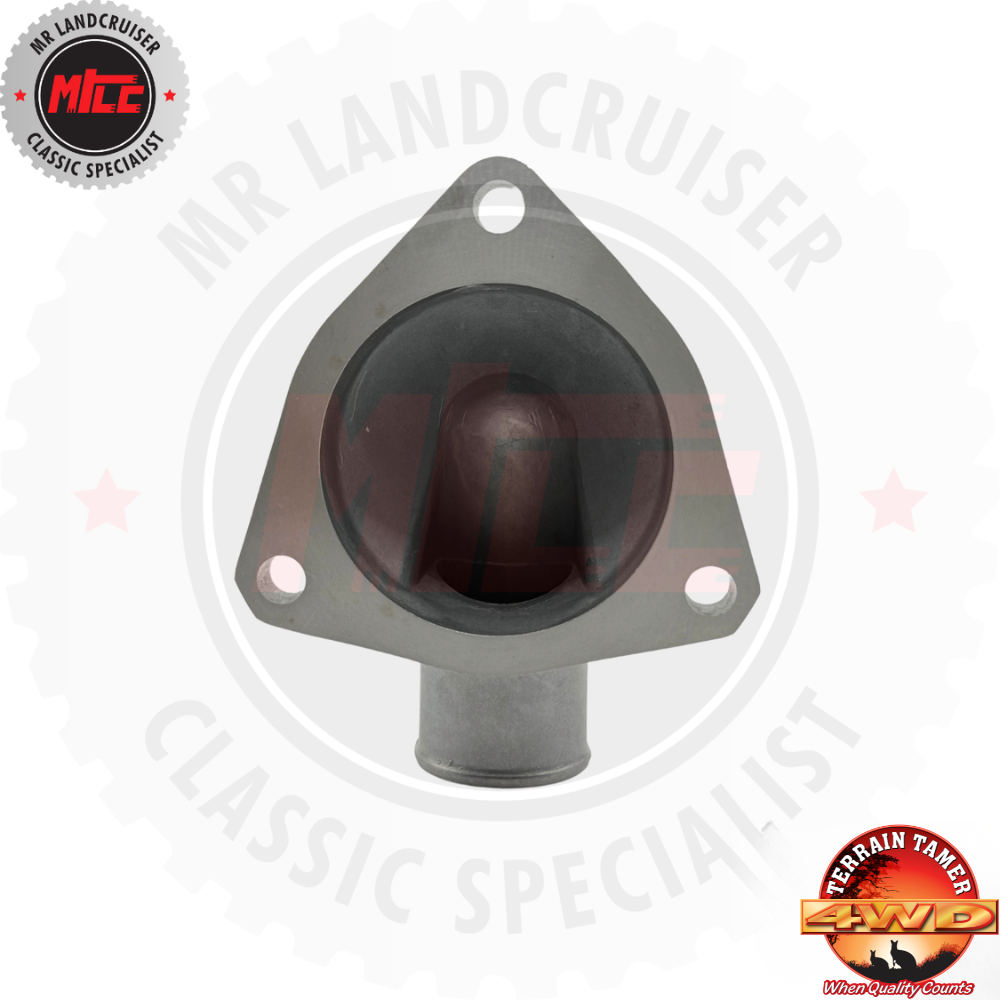front view of Toyota Landcruiser 2H 12HT Water Outlet Thermostat Housing suits Toyota Landcruiser 2H 12HTWater Outlet Thermostat Housing 