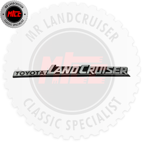 Genuine Badge Front or Rear suits 60 & 70 Series Toyota Landcruiser 1980 Onwards