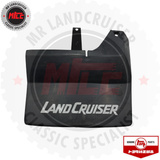 Genuine Rear Mudguard Mudflap suits 60 Series with Factory Sahara Flares (Pair)