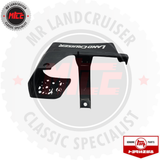 Genuine Rear Mudguard Mudflap suits 60 Series with Factory Sahara Flares (Pair)